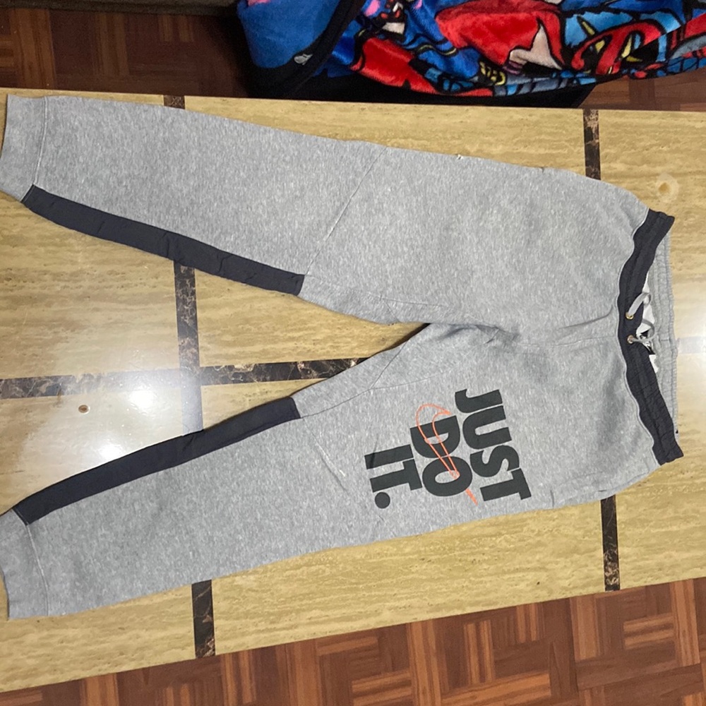 Sweatpants, nike, grey and dark grey, size small in mens